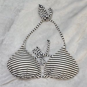Striped Hollister Bikini Top